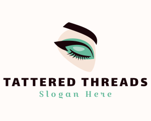 Eyeshadow Cosmetics Makeup logo design