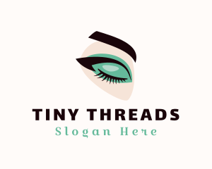 Eyeshadow Cosmetics Makeup logo design