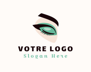 Cosmetics - Eyeshadow Cosmetics Makeup logo design