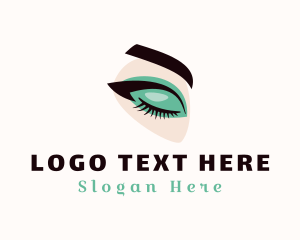 Influencer - Eyeshadow Cosmetics Makeup logo design