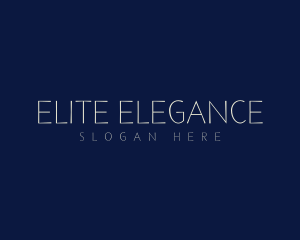 High Class - Simple Minimalist Elegant logo design