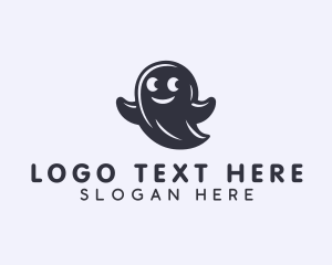 Mascot - Halloween Ghost Costume logo design