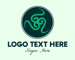 Nordic - Celtic Buckler Shield logo design