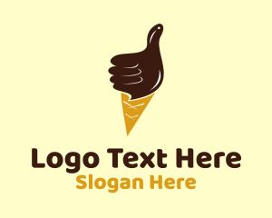 Ice Cream Thumb  Logo