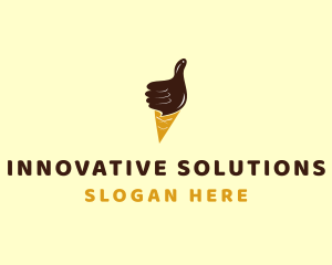 Ice Cream Thumb  Logo