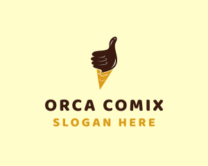 Ice Cream Thumb  Logo