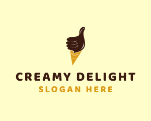 Yogurt - Ice Cream Thumb logo design