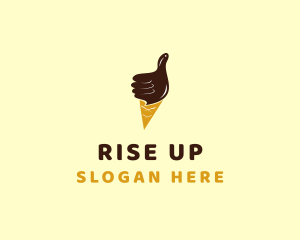 Ice Cream Thumb  logo design