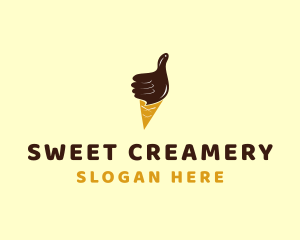 Ice Cream Thumb  logo design