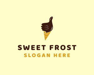 Ice Cream Thumb  logo design