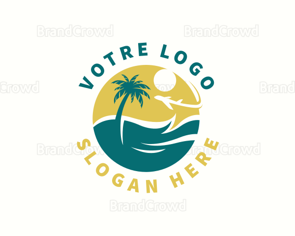 Tropical Island Travel Logo