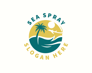 Tropical Island Travel  logo design