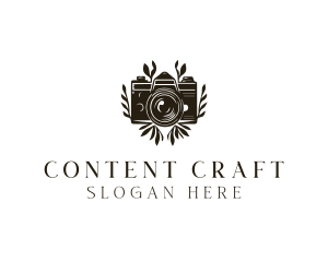 Camera Photography Blog logo design