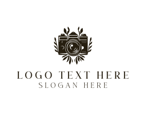 Vlogging - Camera Photography Blog logo design