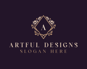 Luxury Boutique Flower logo design