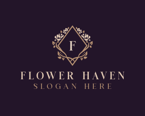 Luxury Boutique Flower logo design