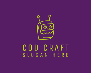 Cod - Robot Controller Gamer logo design