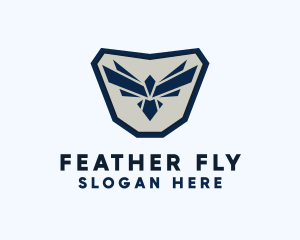 Flying Eagle Shield logo design