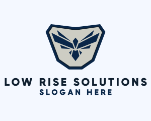 Flying Eagle Shield logo design