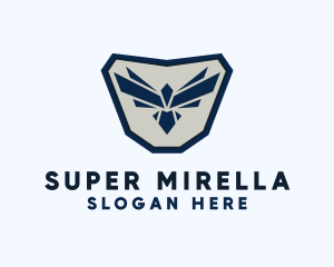 Phoenix - Flying Eagle Shield logo design