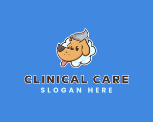 Dog Bath Grooming logo design