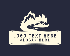 Woodsman - Mountain Road Adventure logo design
