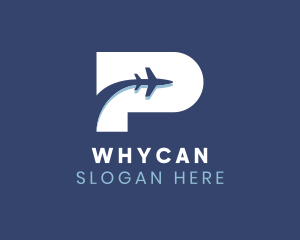 Airplane Pilot Travel Logo