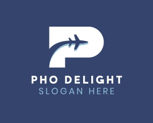 Airplane Pilot Travel logo design