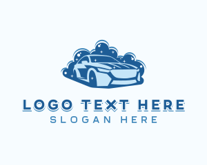 Car Wash - Car Wash Suds Cleaning logo design