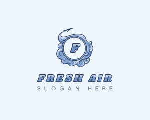 Cloud Travel Airplane logo design