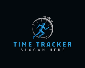 Stopwatch - Stopwatch Fitness Runner logo design