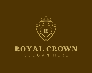 Shield Monarch Royalty logo design