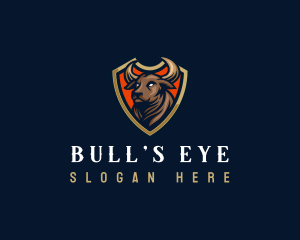 Shield Bull Ranch logo design