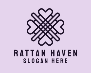 Rattan - Interior Design Textile logo design