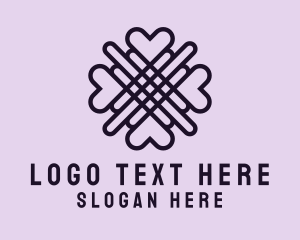Interlaced - Interior Design Textile logo design