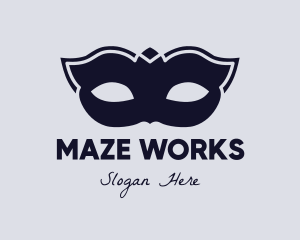 Masquerade Mask Party Parade  logo design