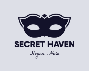 Hidden - Masquerade Mask Party Parade logo design