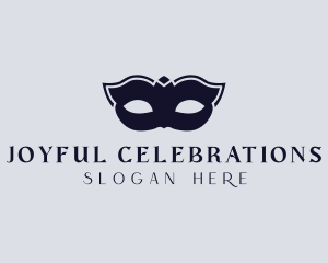 Festivity - Masquerade Mask Party Parade logo design