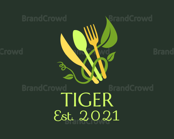 Organic Food Utensils Logo