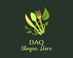 Organic Food Utensils Logo