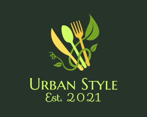 Nutritionist - Organic Food Utensils logo design