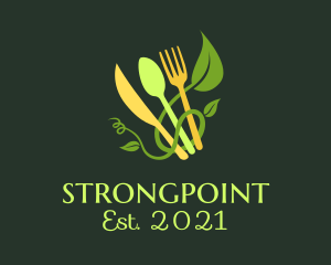 Culinary - Organic Food Utensils logo design
