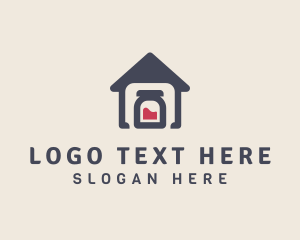 Storage House - House Bottle Jar logo design