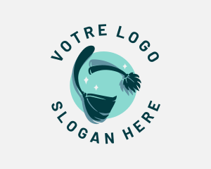 Cleaning Janitorial Sanitation Logo