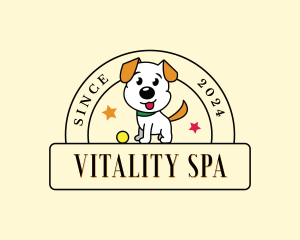 Disc Dog - Puppy Dog Pet logo design