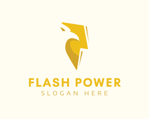 Hawk Volt Power logo design