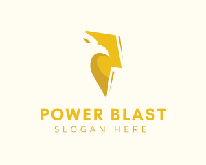 Hawk Volt Power logo design