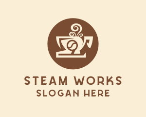Steampunk - Coffee Cup Cafe logo design
