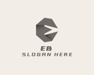 Freight Logistics Letter E logo design