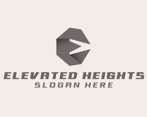 Freight Logistics Letter E logo design